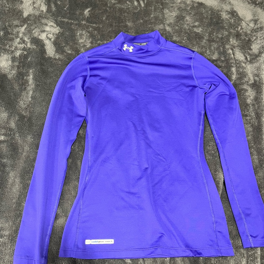 Under Armour Purple Long Sleeve sport Top